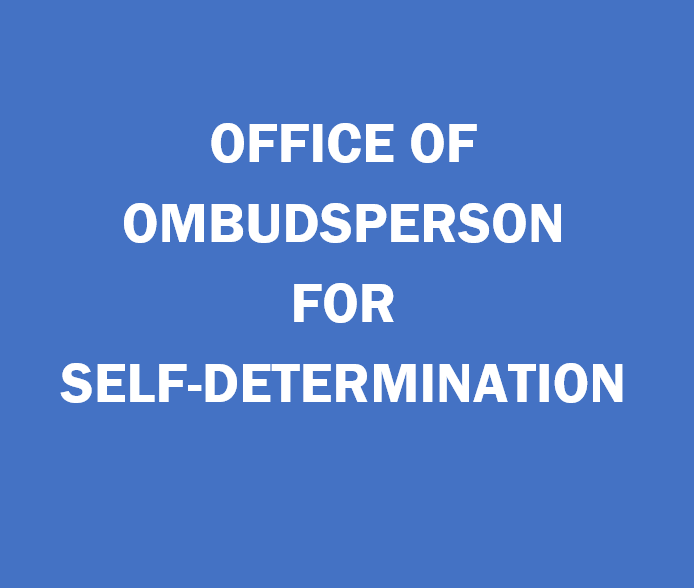 Office of the Ombudsperson for Self-Determination