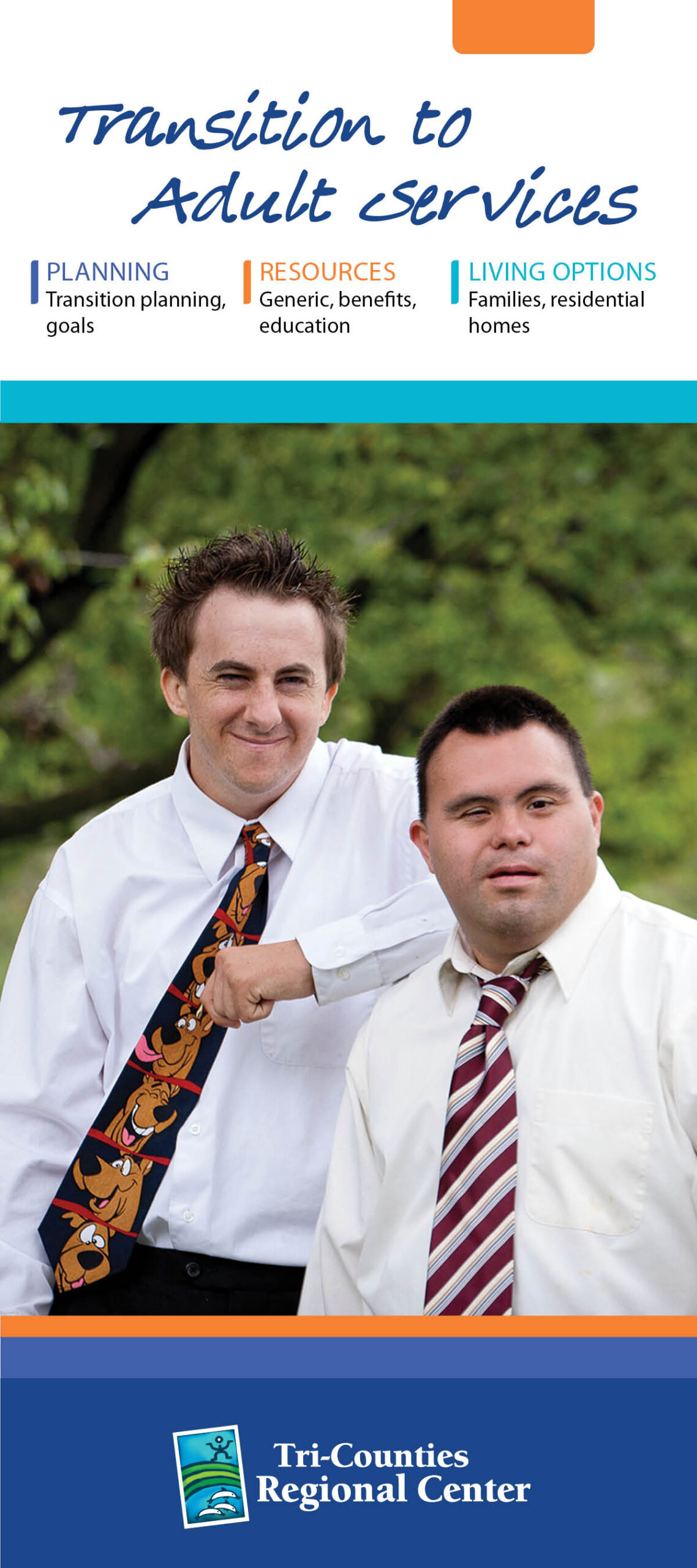 TCRC Brochure Cover - Transition to Adult